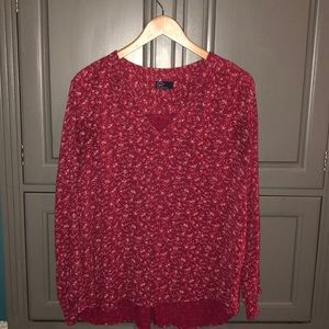 Gap floral printed blouse size XL